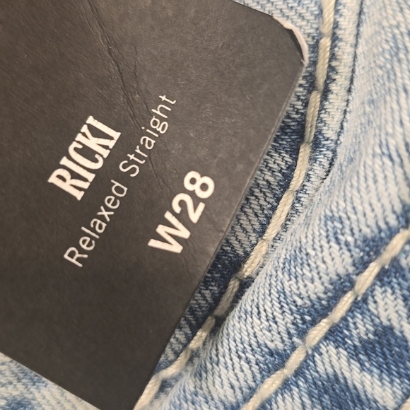 True Religion Women's Ricki Relaxed Big T Relaxed Carpenter Jeans, Size W28 - Picture 14 of 16